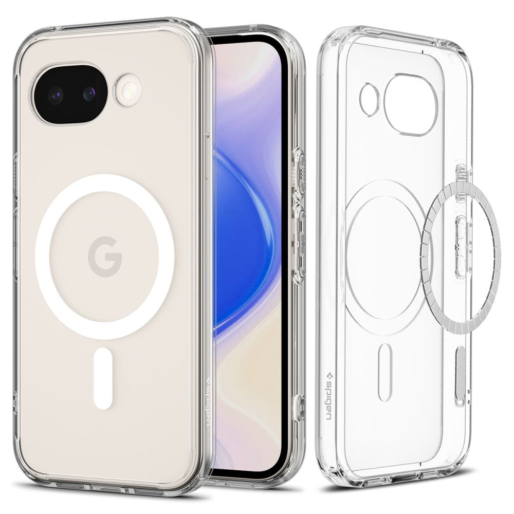 MagSafe futrola za Google Pixel 10a, Spigen, Ultra Hybrid, Providna Bela ACS11276