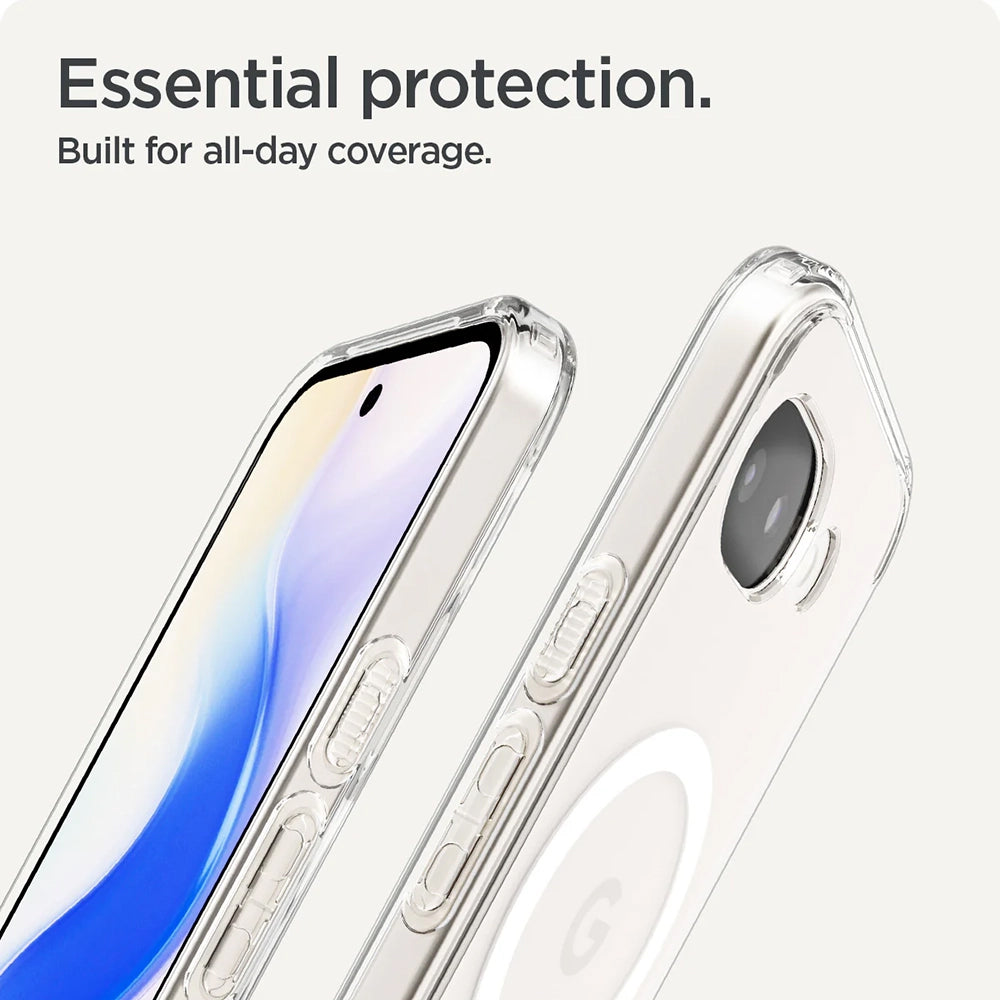 MagSafe futrola za Google Pixel 10a, Spigen, Ultra Hybrid, Providna Bela ACS11276