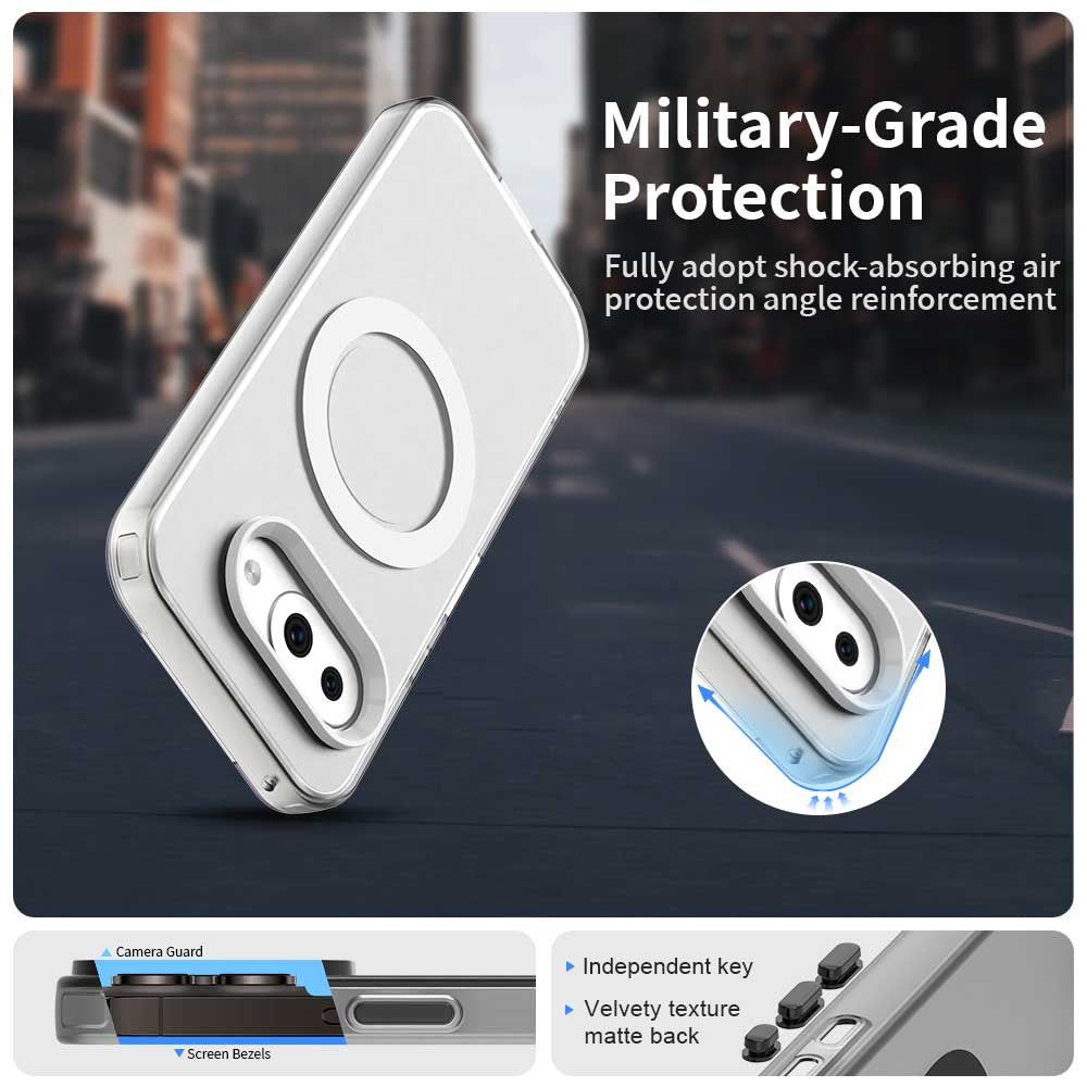MagSafe futrola za Google Pixel 10a, Techsuit, CandyCase, Bela