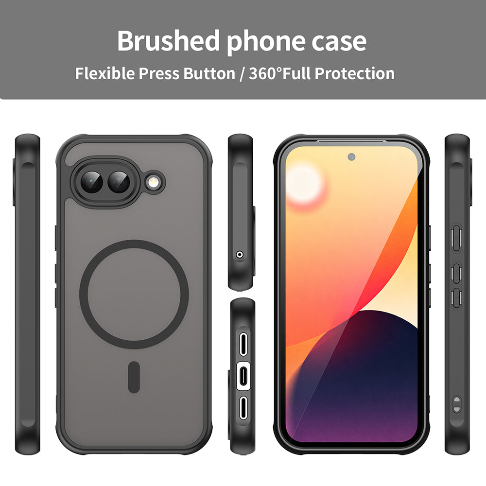 Futrola MagSafe za Google Pixel 10a, Techsuit, HaloFrost II, Crna
