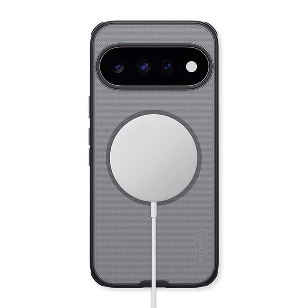MagSafe maska za Google Pixel 11, Nillkin, Super Shield Pro, crna providna satenska
