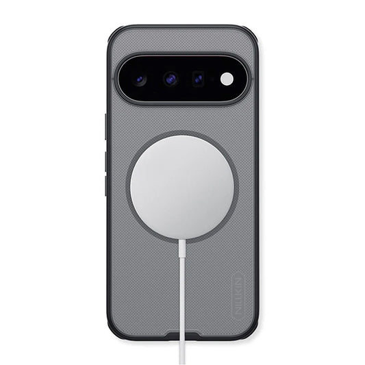 MagSafe maska za Google Pixel 11, Nillkin, Super Shield Pro, crna providna satenska