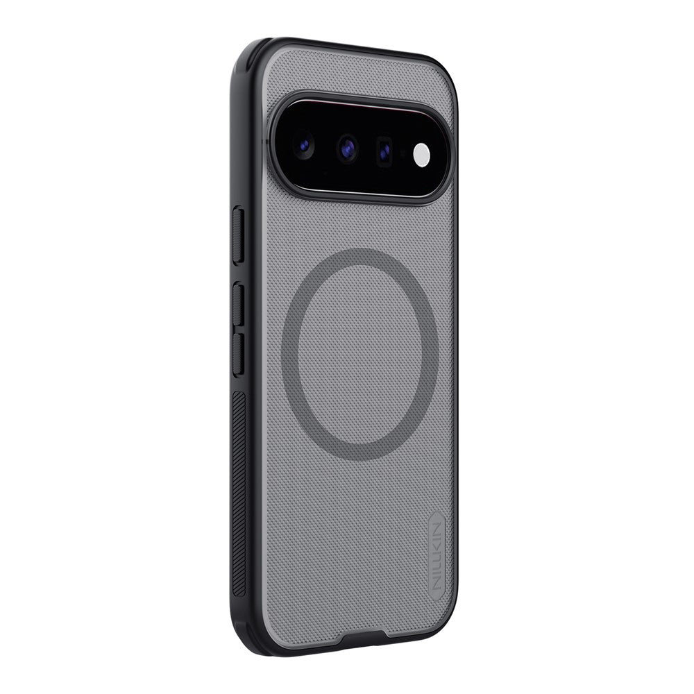 MagSafe maska za Google Pixel 11, Nillkin, Super Shield Pro, crna providna satenska