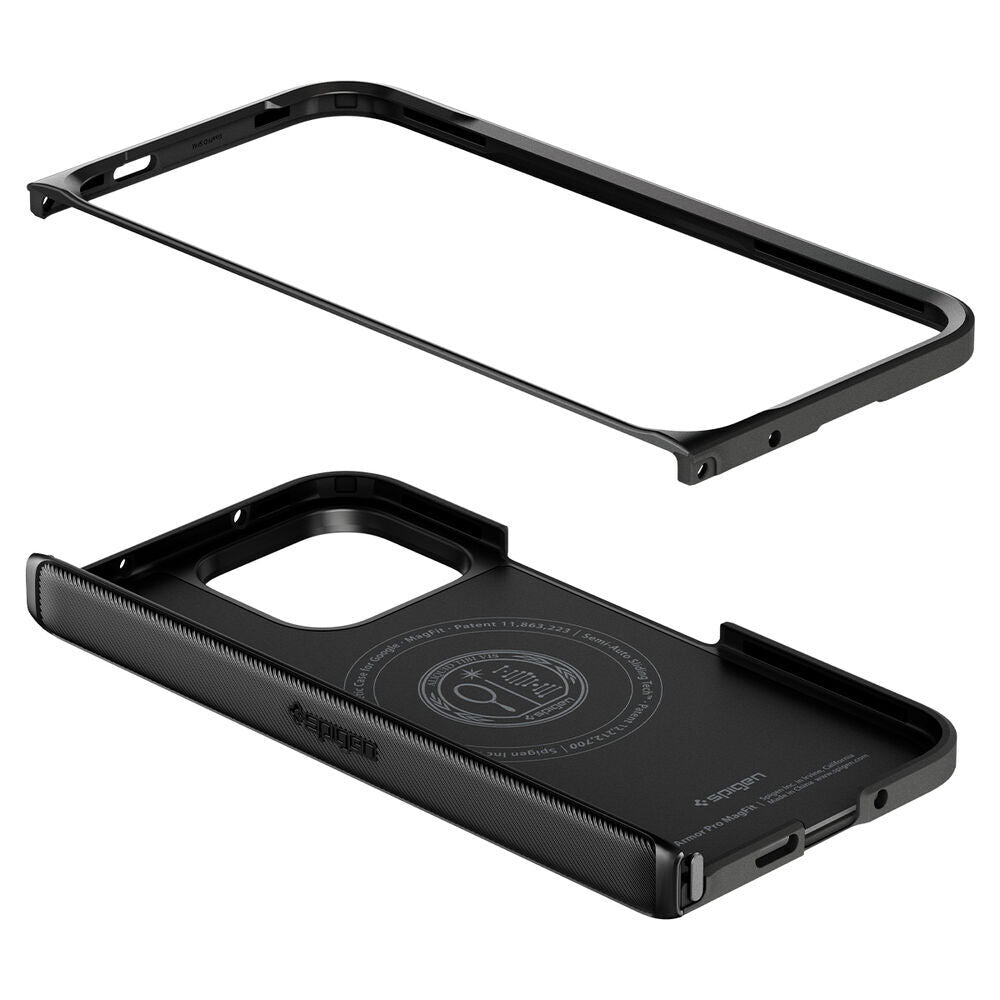 MagSafe futrola za Google Pixel 11 Pro Fold, Spigen, Slim Armor Pro, Crna ACS11458