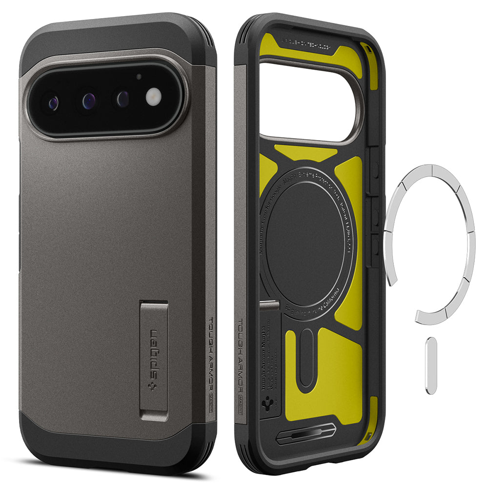 MagSafe futrola za Google Pixel 11 Pro, Spigen, Tough Armor, Siva ACS11860