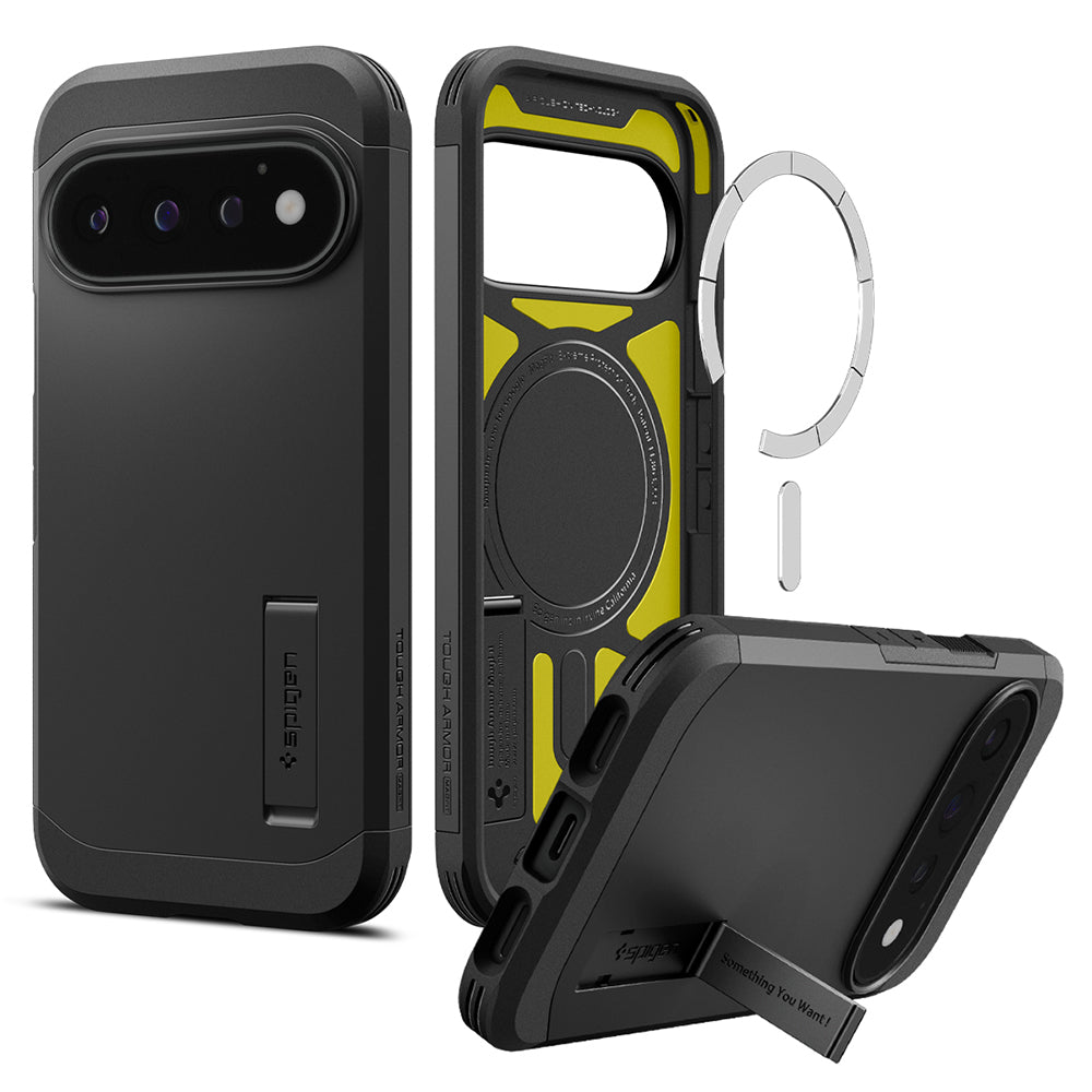 MagSafe futrola za Google Pixel 11 Pro, Spigen, Tough Armor, Crna ACS11433