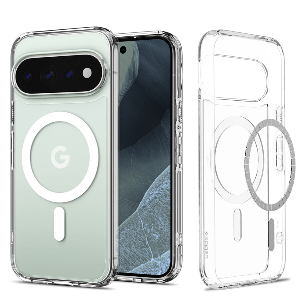 MagSafe futrola za Google Pixel 11 Pro, Spigen, Ultra Hybrid, Providna Bela ACS11431