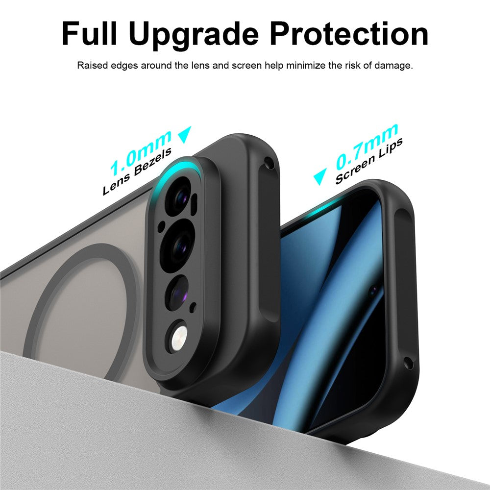 MagSafe futrola za Google Pixel 11 Pro, Techsuit, HaloFrost II, Crna