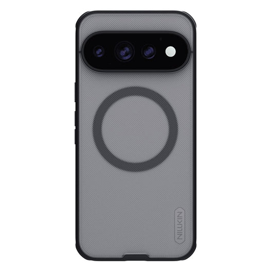 MagSafe maska za Google Pixel 11 Pro XL, Nillkin, Super Shield Pro, crna providna satenska