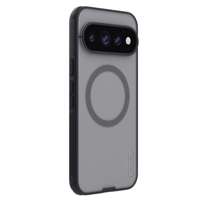MagSafe maska za Google Pixel 11 Pro XL, Nillkin, Super Shield Pro, crna providna satenska