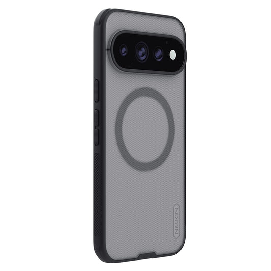 MagSafe maska za Google Pixel 11 Pro XL, Nillkin, Super Shield Pro, crna providna satenska