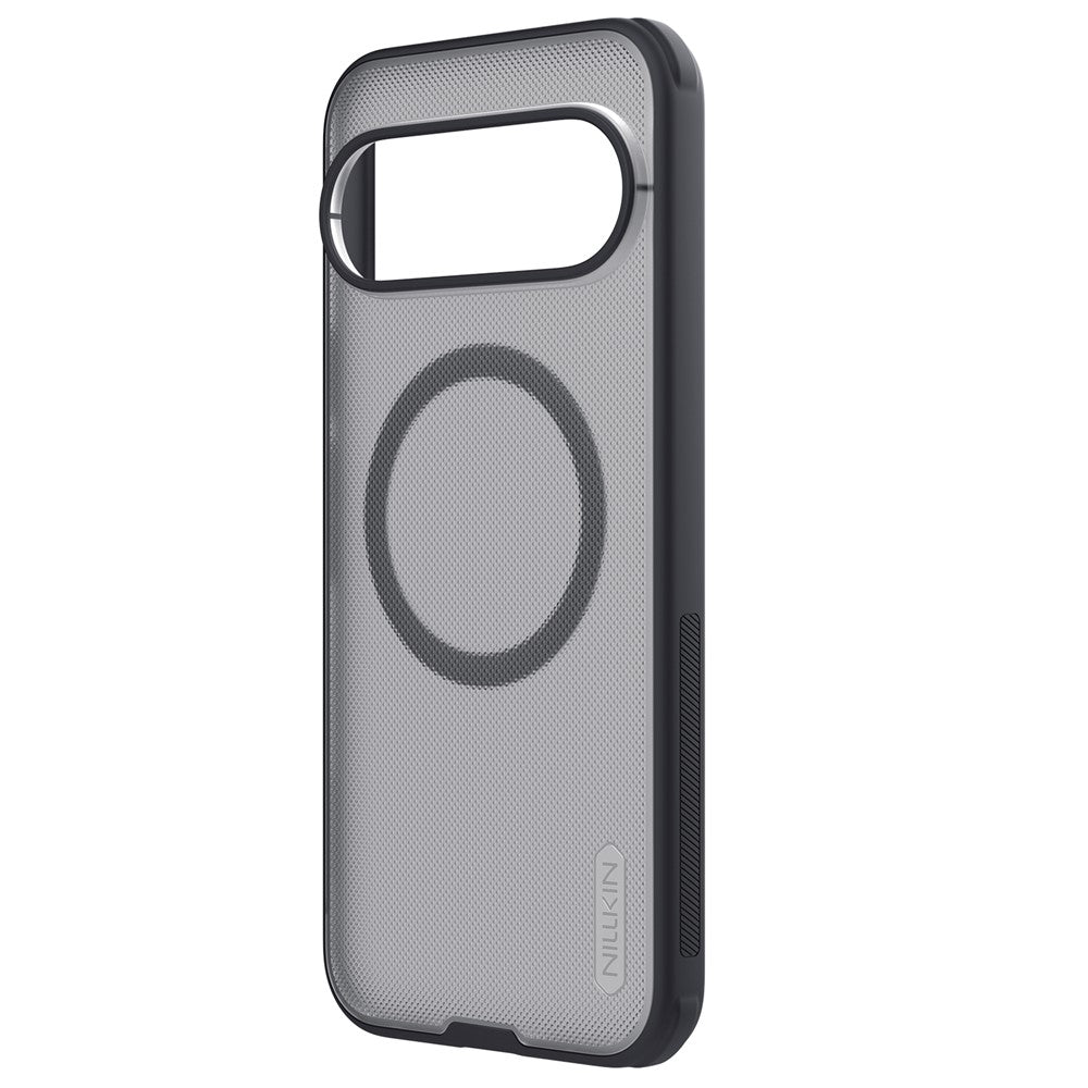 MagSafe maska za Google Pixel 11 Pro XL, Nillkin, Super Shield Pro, crna providna satenska