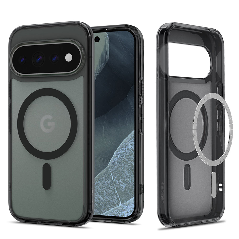 MagSafe futrola za Google Pixel 11 Pro XL, Spigen, Ultra Hybrid, Crna Satinirana ACS11452