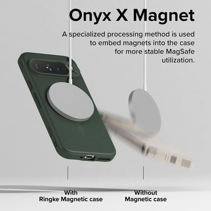 MagSafe futrola za Google Pixel 9 Pro, Ringke, Onyx, Tamno Zelena
