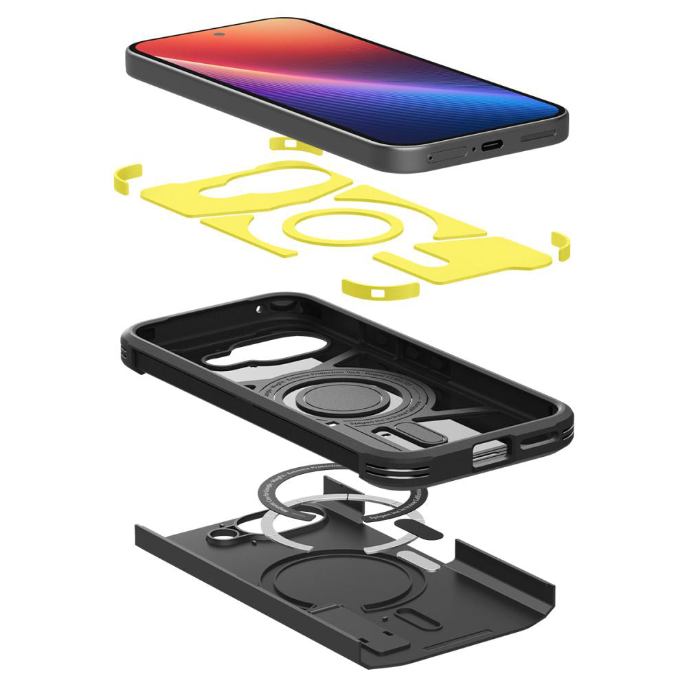Futrola MagSafe za Google Pixel 9a, Spigen, Tough Armor, Crna