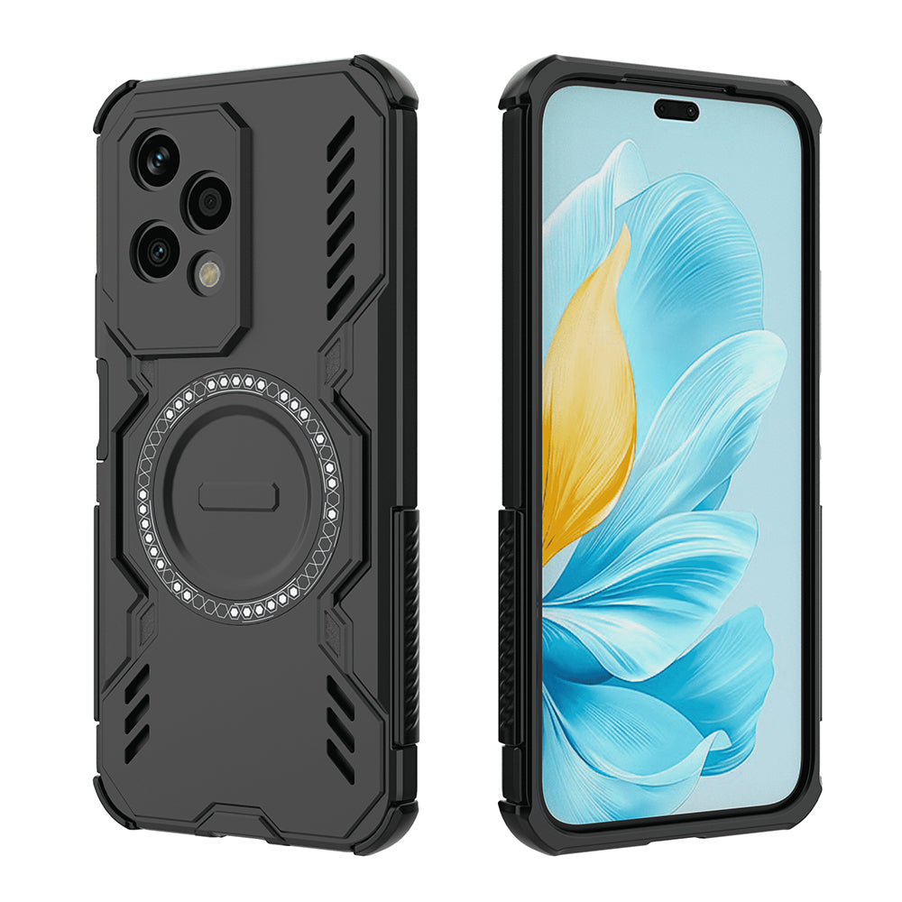 MagSafe futrola za Honor 200 Lite, Techsuit, ArmorMag, Crna