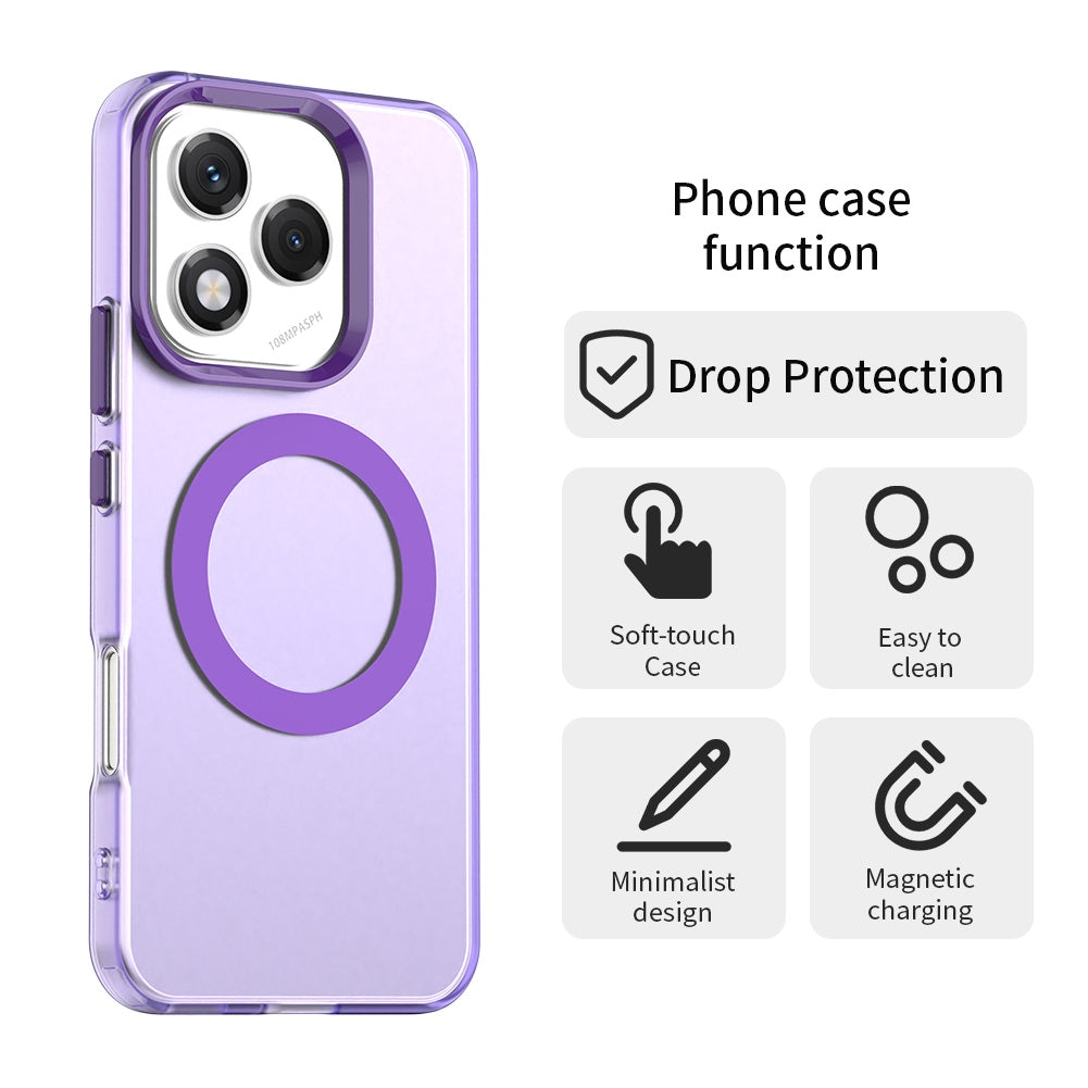 MagSafe futrola za Honor 400 Lite, Techsuit, CandyCase, Ljubičasta