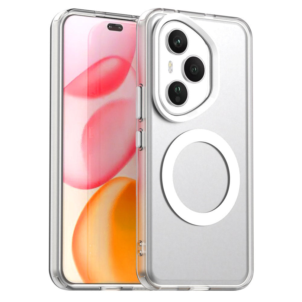 MagSafe futrola za Honor 400 Pro, Techsuit, CandyCase, Bela