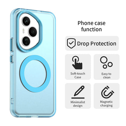 MagSafe futrola za Honor 400 Pro, Techsuit, CandyCase, Plava