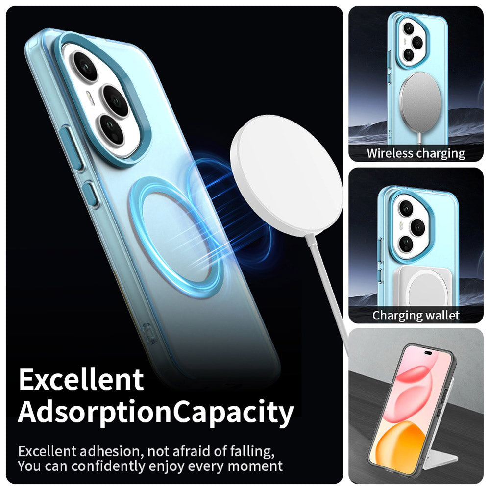 MagSafe futrola za Honor 400 Pro, Techsuit, CandyCase, Plava