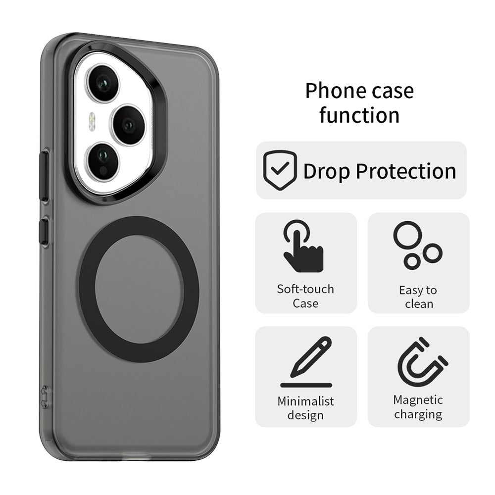 MagSafe futrola za Honor 400 Pro, Techsuit, CandyCase, Crna
