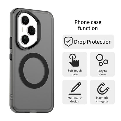 MagSafe futrola za Honor 400 Pro, Techsuit, CandyCase, Crna