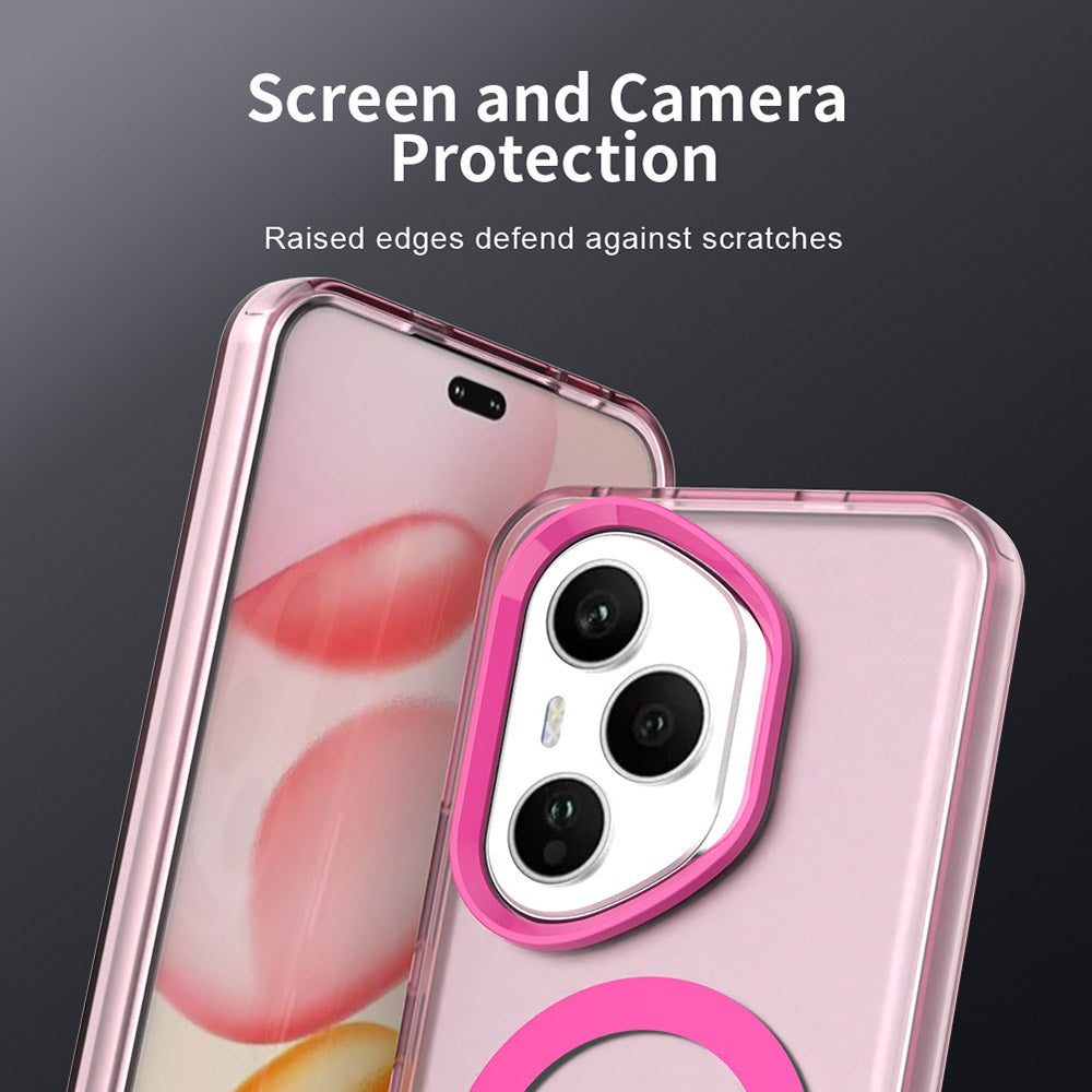 MagSafe futrola za Honor 400 Pro, Techsuit, CandyCase, Roze