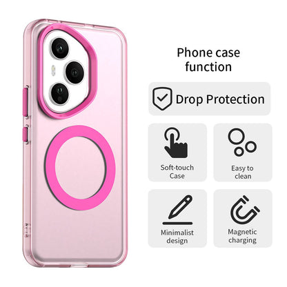MagSafe futrola za Honor 400 Pro, Techsuit, CandyCase, Roze