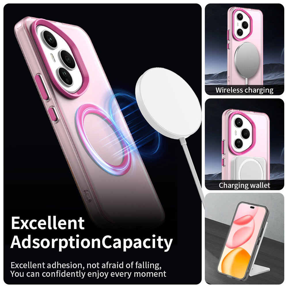 MagSafe futrola za Honor 400 Pro, Techsuit, CandyCase, Roze