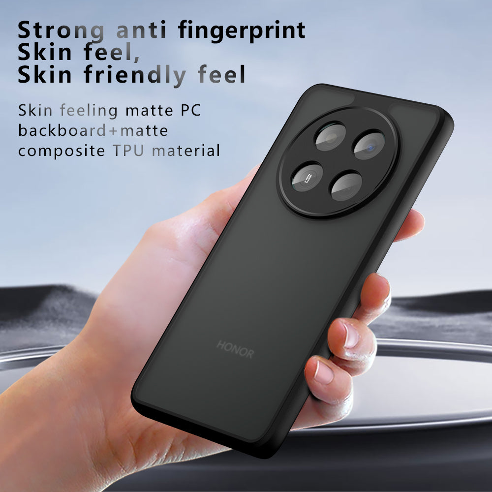 MagSafe futrola za Honor 400 Pro, Techsuit, PureFrost, Crna Satenska