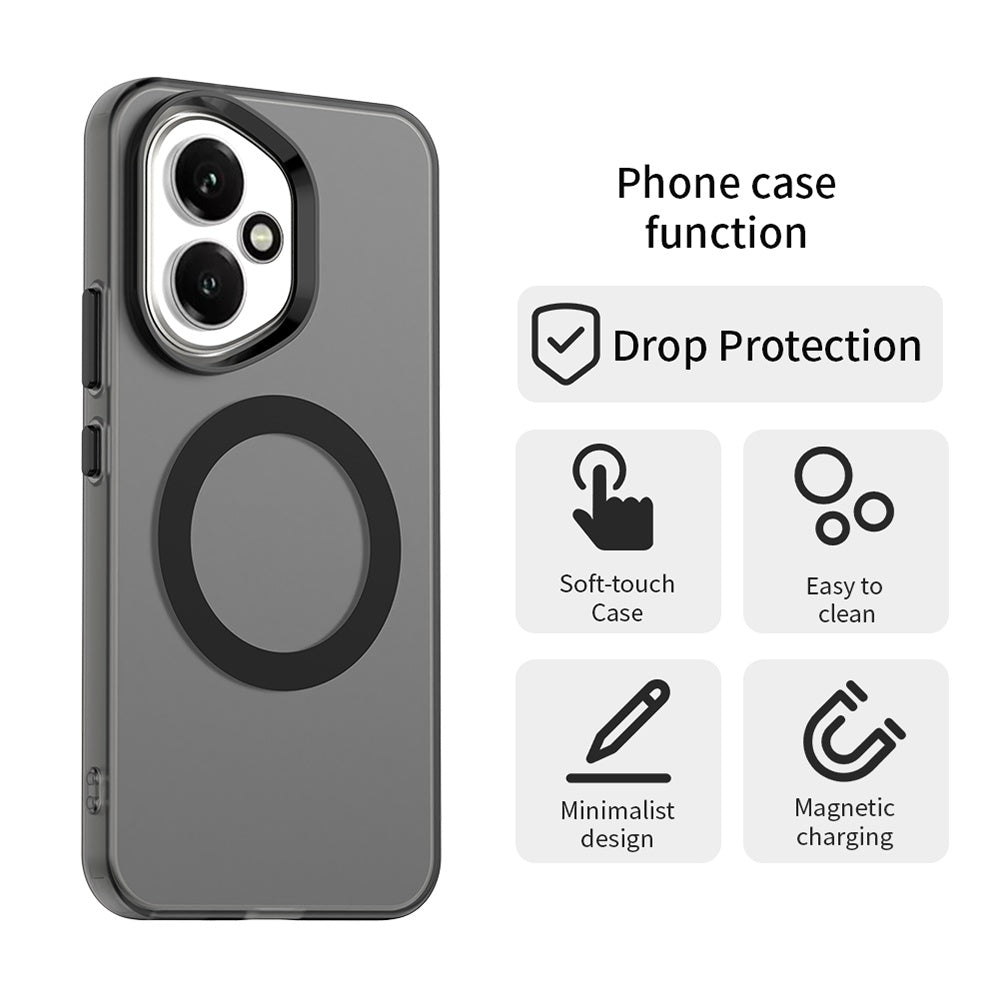 MagSafe futrola za Honor 400, Techsuit, CandyCase, Crna