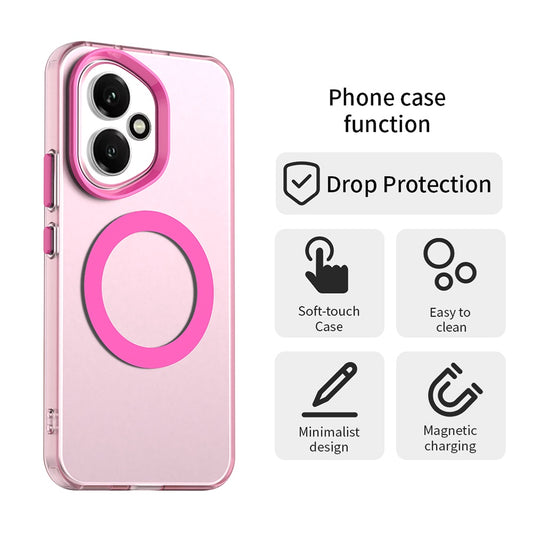 MagSafe futrola za Honor 400, Techsuit, CandyCase, Roze