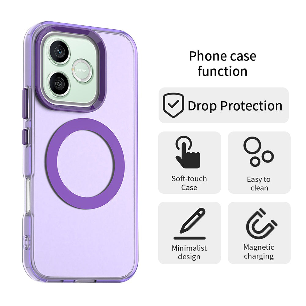 MagSafe futrola za Honor 600 Lite, Techsuit, CandyCase, Ljubičasta