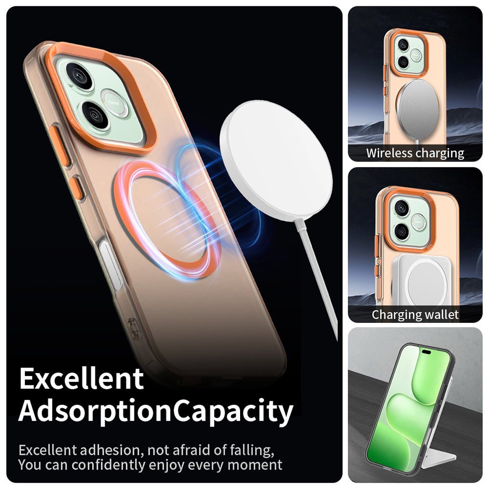 MagSafe futrola za Honor 600 Lite, Techsuit, CandyCase, Narandžasta