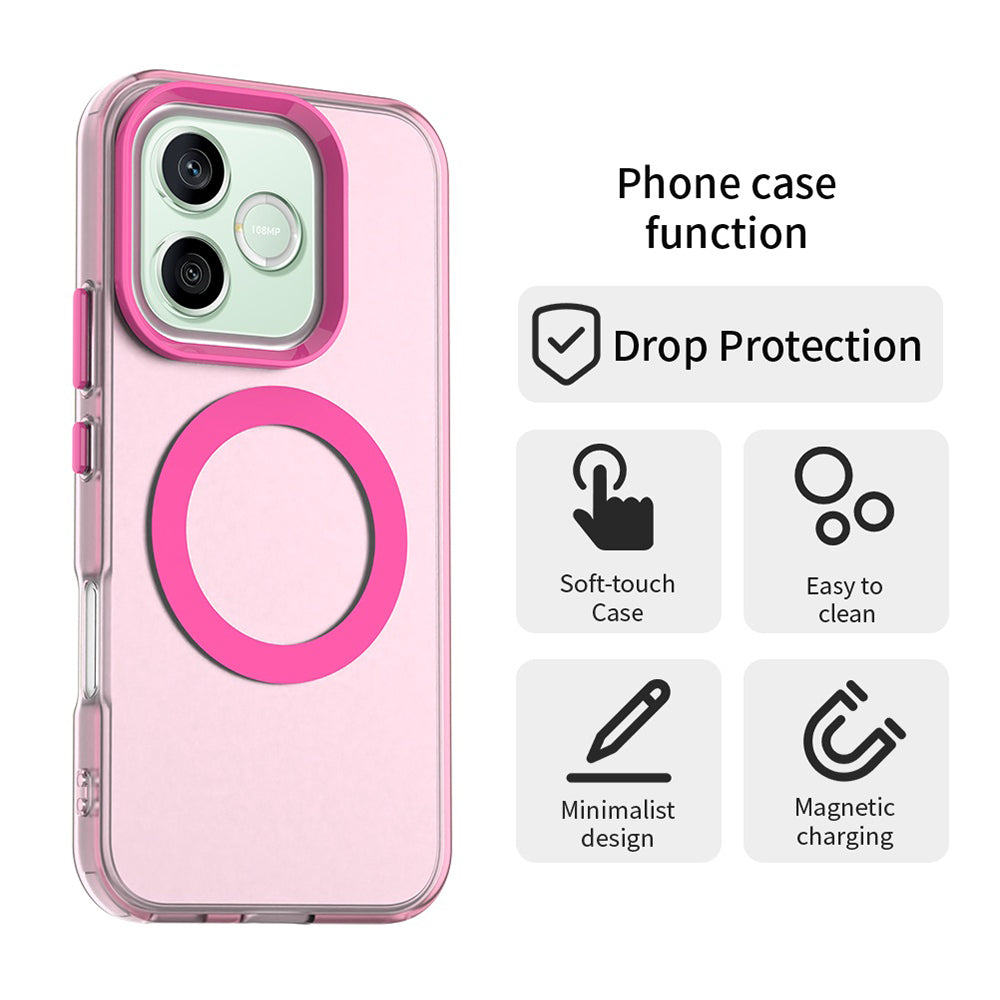 MagSafe futrola za Honor 600 Lite, Techsuit, CandyCase, Roze