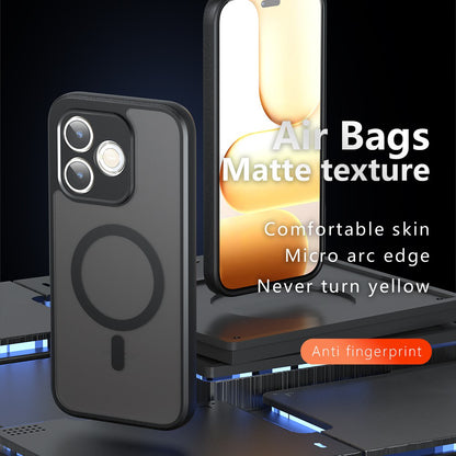 Futrola MagSafe za Honor 600 Lite, Techsuit, PureFrost, Satin Crna