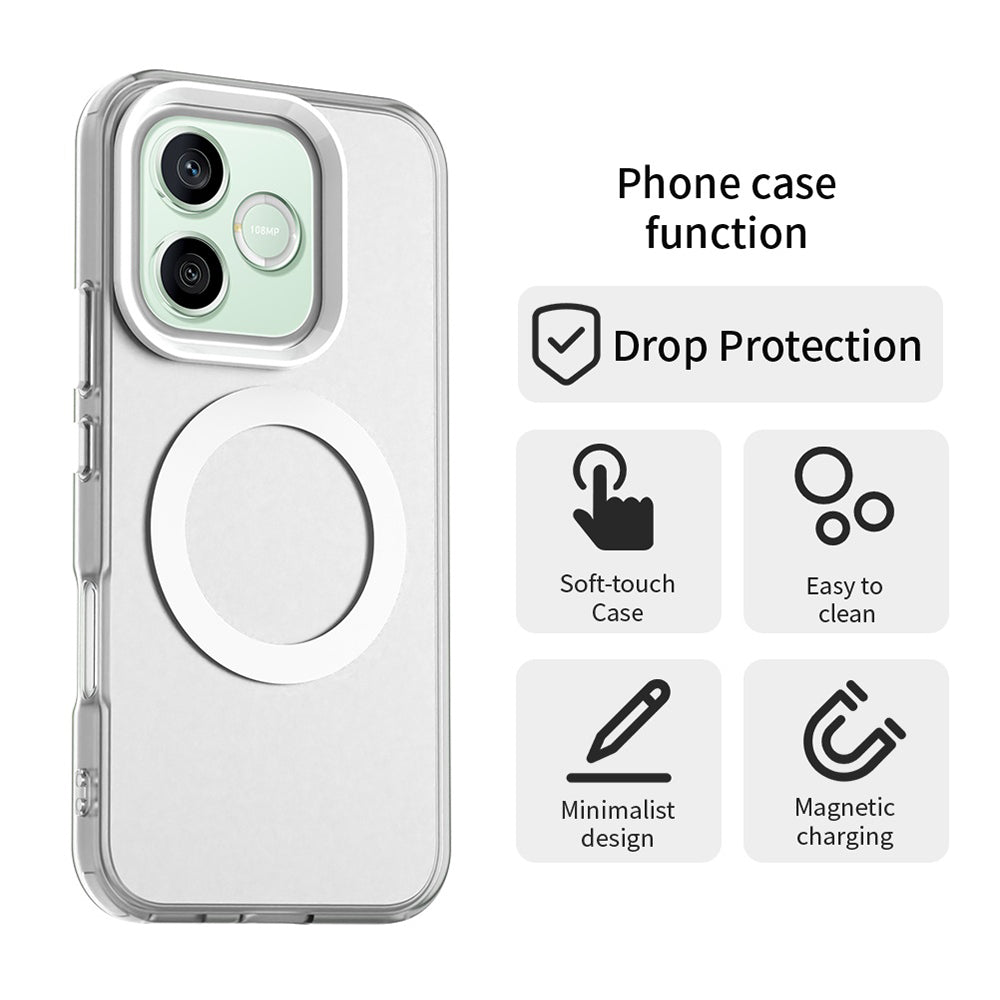 MagSafe futrola za Honor 600 Pro / 600, Techsuit, CandyCase, Bela