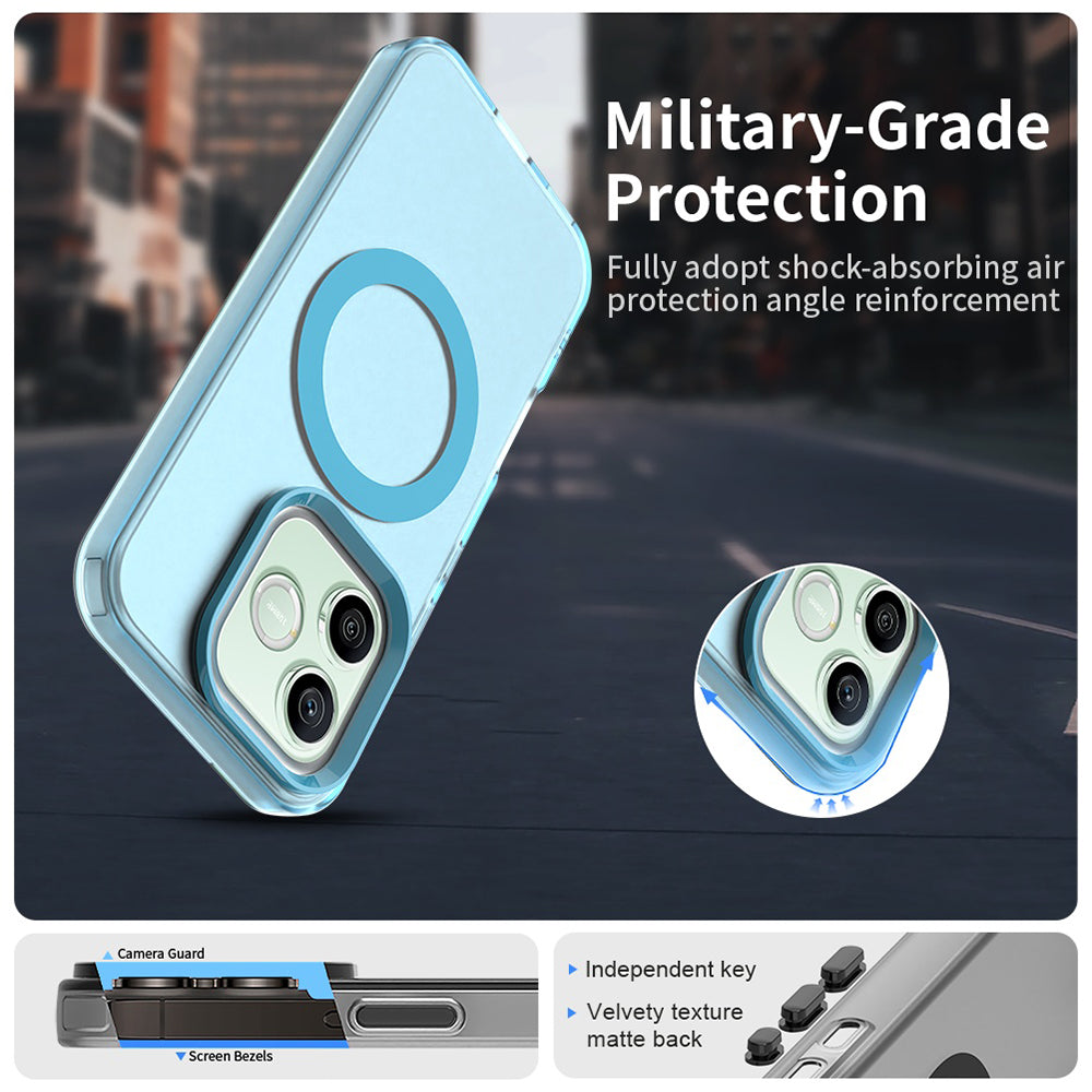 MagSafe futrola za Honor 600 Pro / 600, Techsuit, CandyCase, Plava
