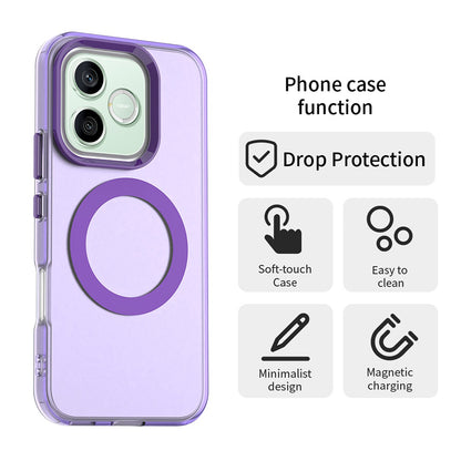 MagSafe futrola za Honor 600 Pro / 600, Techsuit, CandyCase, Ljubičasta