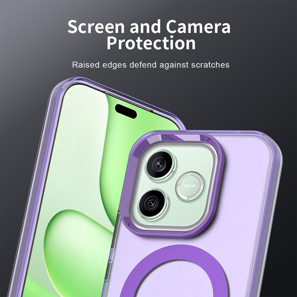 MagSafe futrola za Honor 600 Pro / 600, Techsuit, CandyCase, Ljubičasta