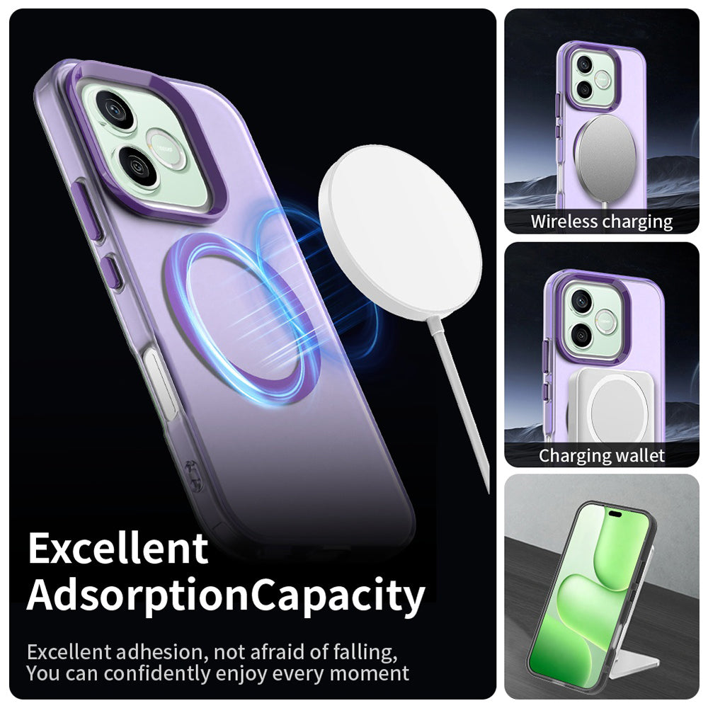 MagSafe futrola za Honor 600 Pro / 600, Techsuit, CandyCase, Ljubičasta