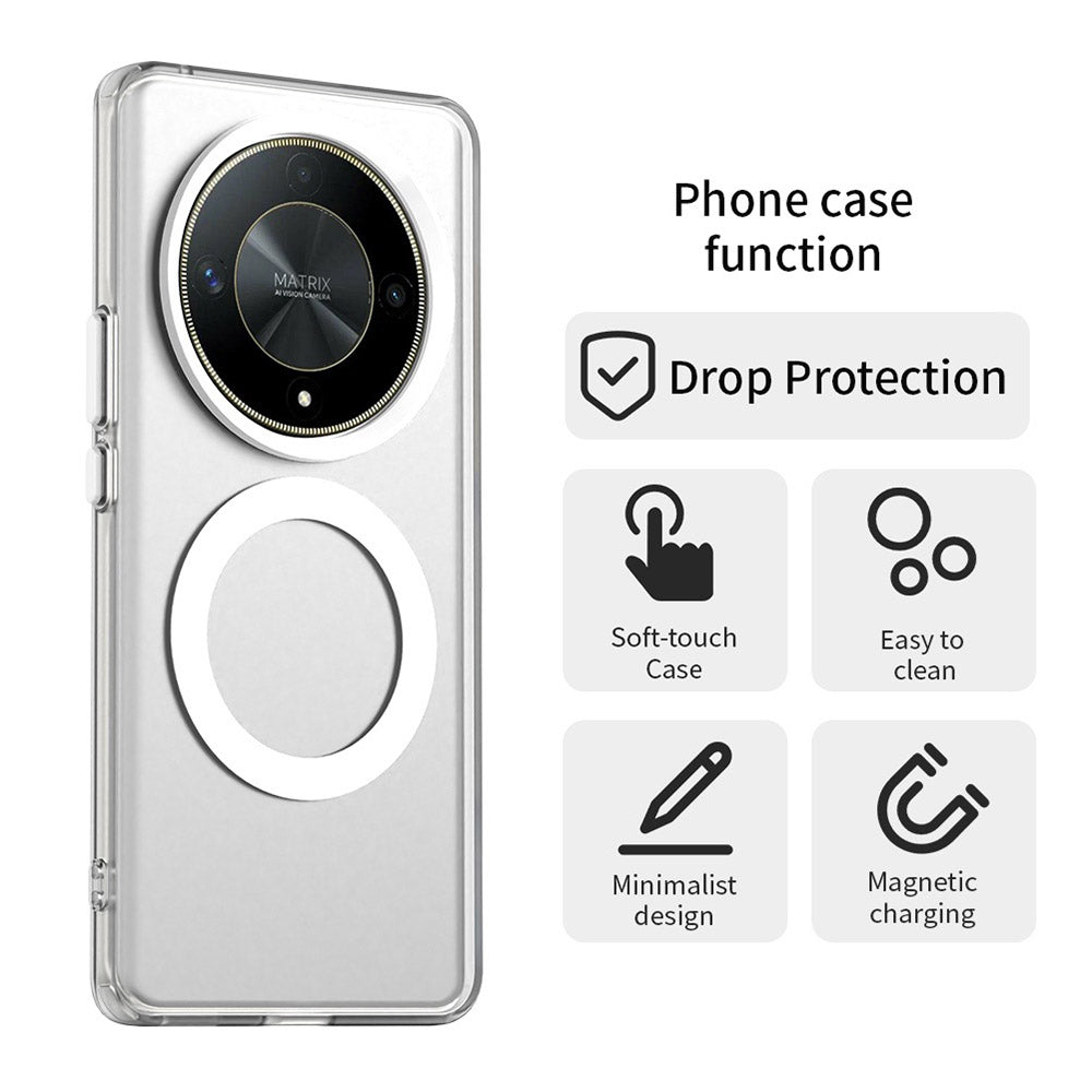MagSafe futrola za Honor Magic6 Lite, Techsuit, CandyCase, Bela