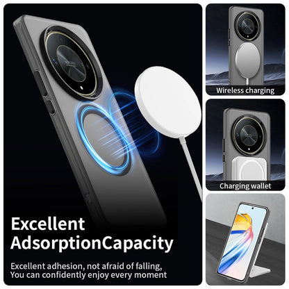 MagSafe futrola za Honor Magic6 Lite, Techsuit, CandyCase, Crna
