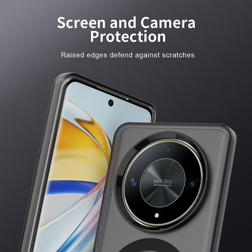 MagSafe futrola za Honor Magic6 Lite, Techsuit, CandyCase, Crna