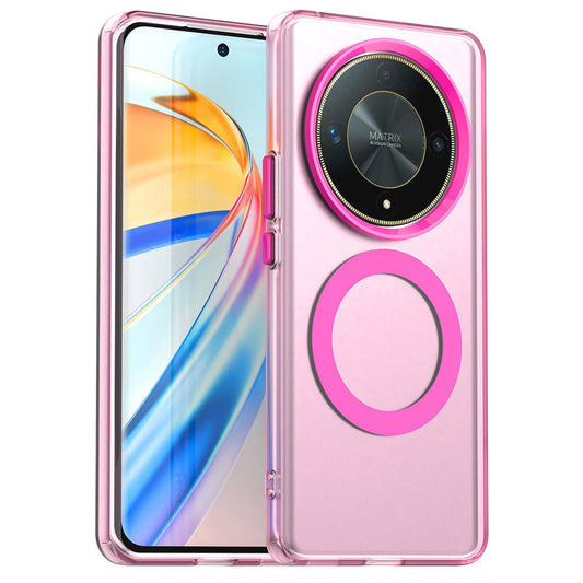 MagSafe futrola za Honor Magic6 Lite, Techsuit, CandyCase, Roze