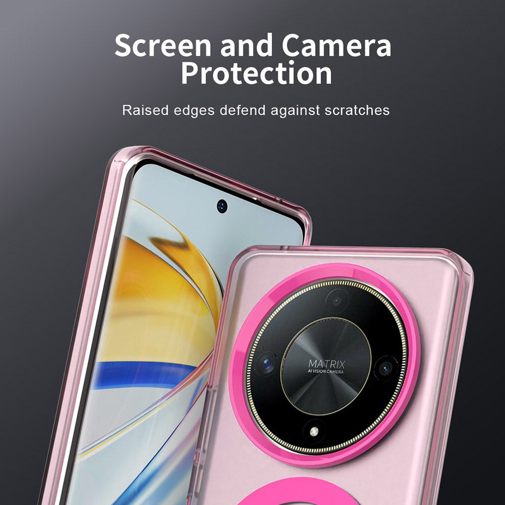 MagSafe futrola za Honor Magic6 Lite, Techsuit, CandyCase, Roze