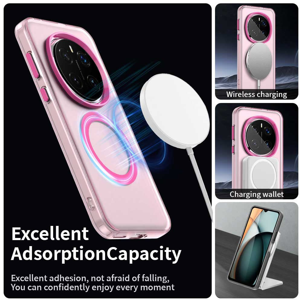 MagSafe futrola za Honor Magic7 Pro, Techsuit, CandyCase, Roze