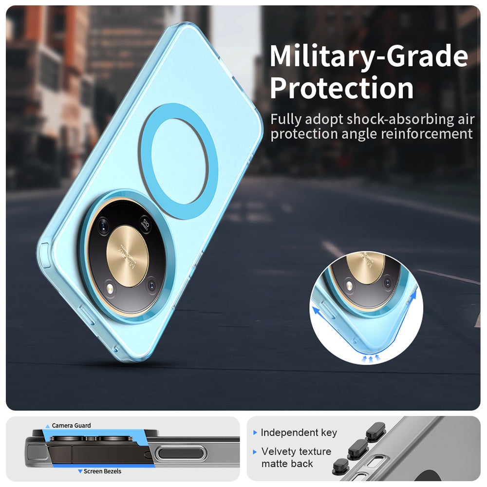 Futrola MagSafe za Honor Magic8 Lite, Techsuit, CandyCase, Plava