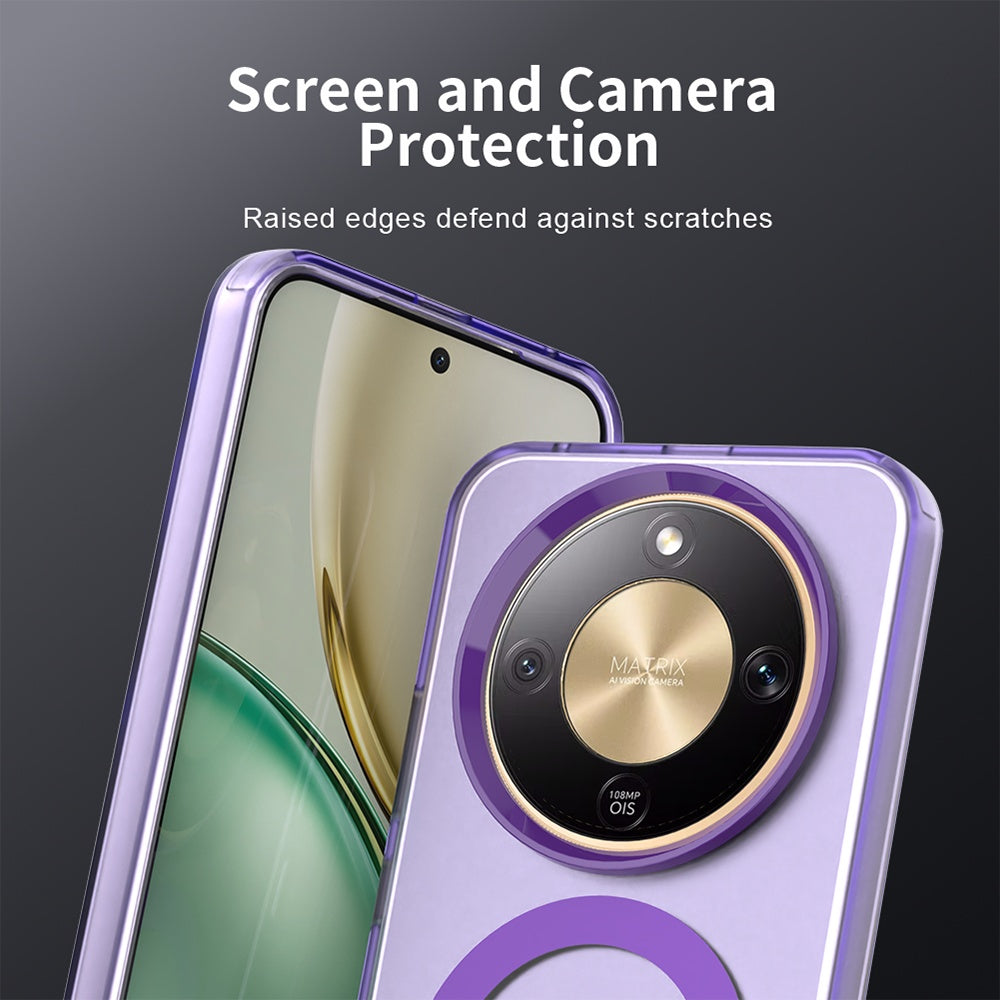 Futrola MagSafe za Honor Magic8 Lite, Techsuit, CandyCase, Ljubičasta