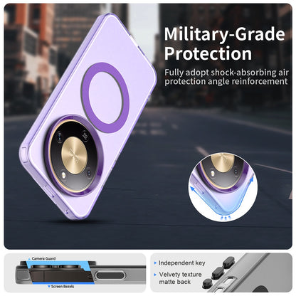 Futrola MagSafe za Honor Magic8 Lite, Techsuit, CandyCase, Ljubičasta